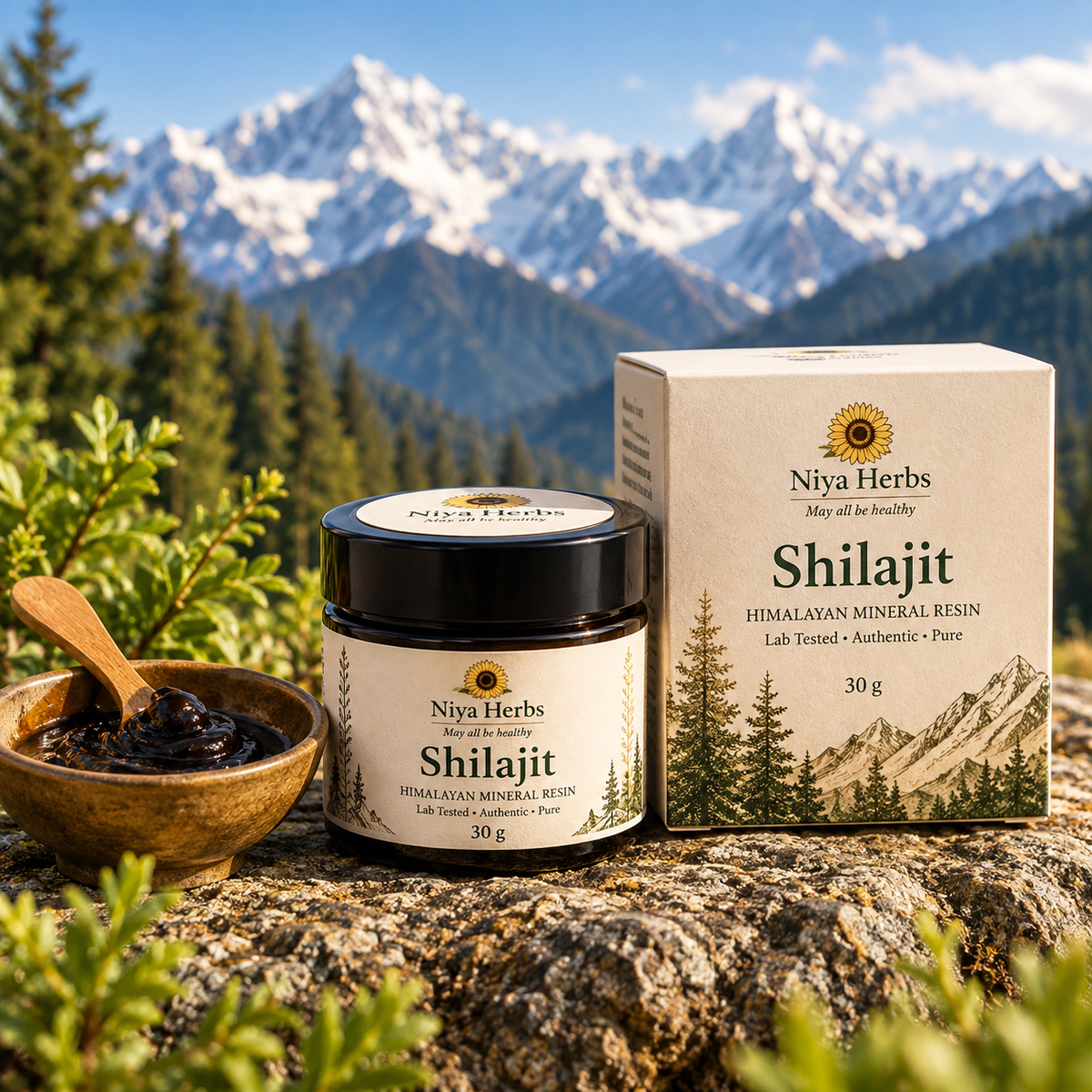 Niya Herbs Shilajit Pure Resin – 30 g